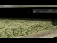 PLC HMI مجفف نفق الميكروويف الصناعي 2450 ميجا هرتز معدات تجفيف الميكروويف