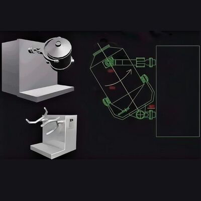 جودة  GMP Compliant Three-Dimensional Powder Mixer for Chemical Nutraceutical and Cosmetic مصنع