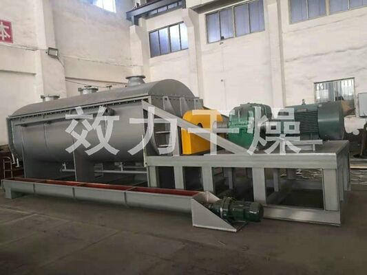 Low Energy Consumption Paddle Dryer For Calcium Sulfate Soda Ash