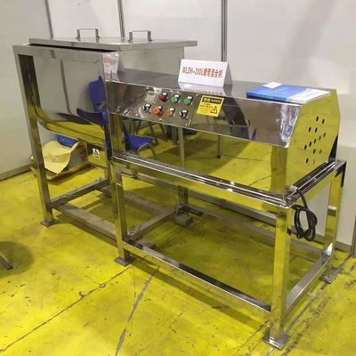 11KW الفولاذ المقاوم للصدأ مزدوجة الشريط خلاط 1000L آلة خلاط أفقي