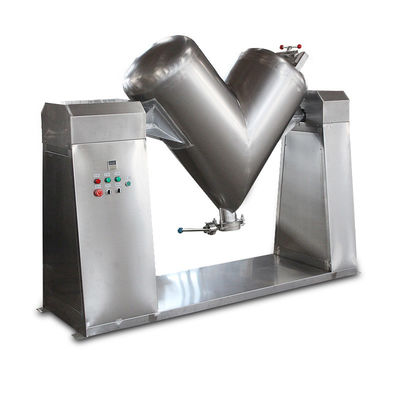 11KW Spice Herb V Type Powder Mixer معدات خلط مسحوق السائل الرطب الجاف