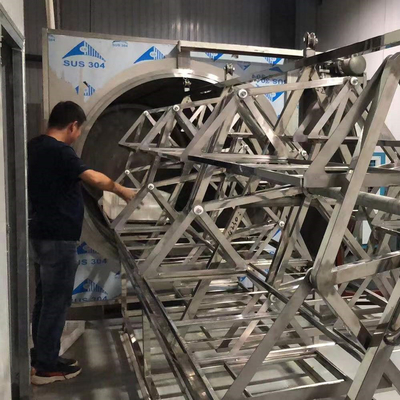 200-300kg / H آلة تجفيف فراغ الميكروويف الصيدلانية فرن التجفيف مجفف