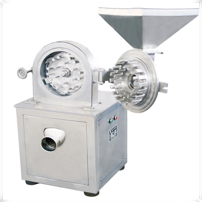 GMP 100-300kg / H كسارة عالمية موفرة للطاقة قابلة للتعديل شبكة الغذاء الطاحن