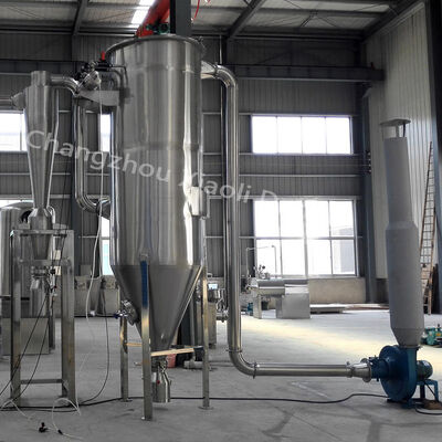 الفولاذ المقاوم للصدأ SUS304 / 316L مجفف فلاش سريع دوار للمعالجة الكيميائية