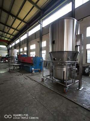 GFG-120 Industrial Fluid Bed Drying Machine for Chemical Granules Processing