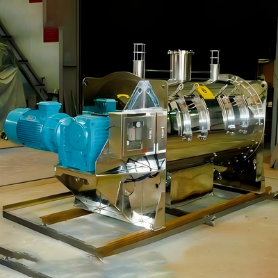 خلاط القماش من نوع LDH-2 30.5kW خلاط مسحوق صناعي 800-1200kg لكل دفعة