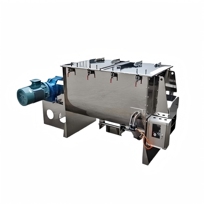 خلاط الشريط الأفقي للمسحوق 500L 200-300kg خلاط دفعة