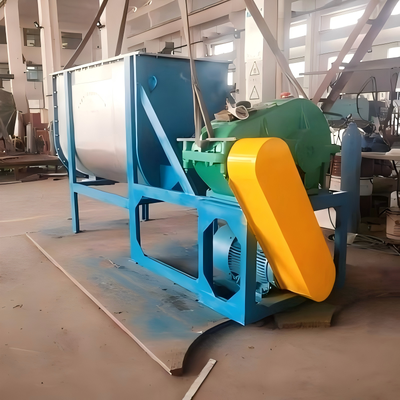 مزج الشريط الأفقي الثقيل الفولاذ المقاوم للصدأ 6000L 2400-3600kg خلاط دفعة