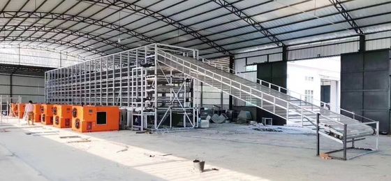 آلة تجفيف الحزام المستمر ذات السعة الكبيرة آلة تجفيف الهواء الساخن