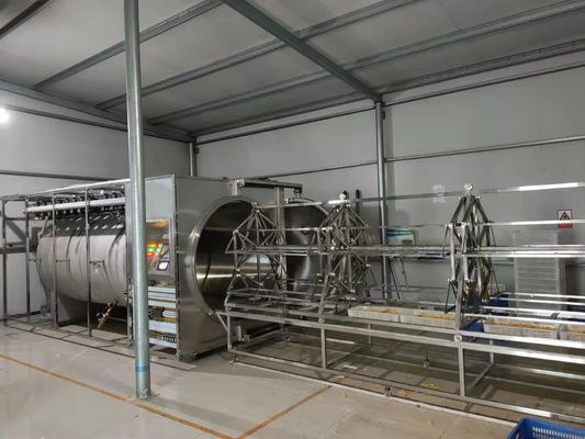 380V PLC HMI ميكروويف فراغ مجفف 48KW آلة تجفيف درجة حرارة منخفضة