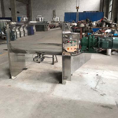 11KW الفولاذ المقاوم للصدأ مزدوجة الشريط خلاط 1000L آلة خلاط أفقي