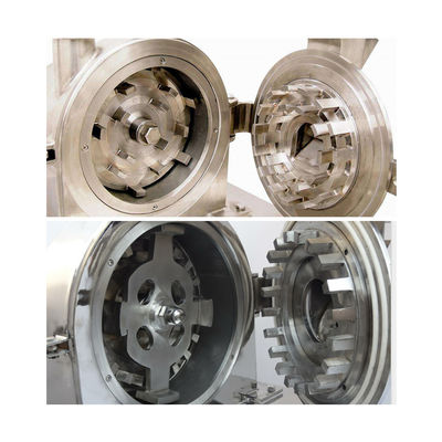 GMP 100-300kg / H كسارة عالمية موفرة للطاقة قابلة للتعديل شبكة الغذاء الطاحن