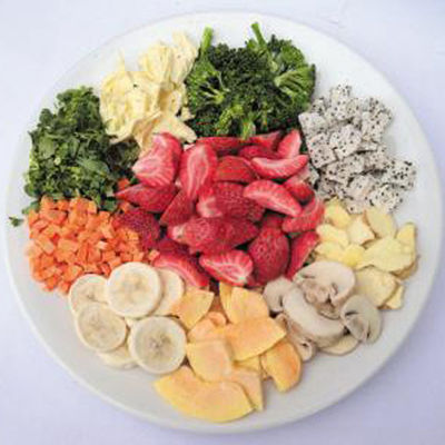 آلة تجفيف أرز الخضار للأطعمة الفورية آلة تجفيف أوتوماتيكية كبيرة للتجميد الجاف