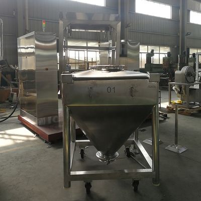 CE 7kW IBC Bin Blender بذور الأرز الحبوب آلة مزج المكسرات الحلوى