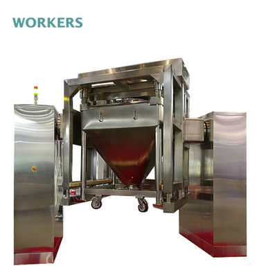 CE 7kW IBC Bin Blender بذور الأرز الحبوب آلة مزج المكسرات الحلوى