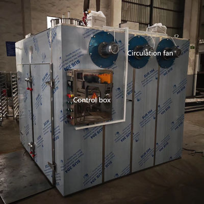 PLC 4 Rack Pharmaceutical Drying Oven Industrial Dryer Machine لصنع الفواكه المجففة