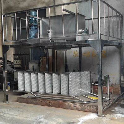 حبيبات المسحوق الجاف خلاط الشريط الأفقي 304 خلاط الشريط الحلزوني المزدوج