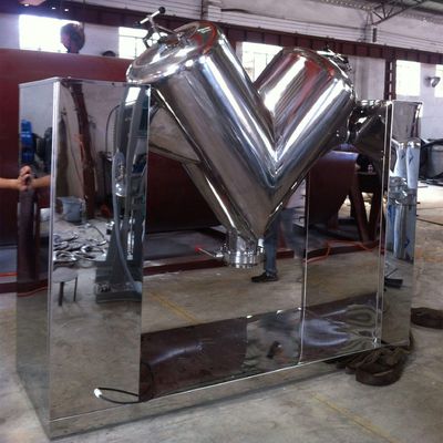 304 الفولاذ المقاوم للصدأ V نوع خلاط مسحوق الكيميائية الصيدلانية خلاط