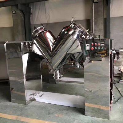 SUS304 V نوع مسحوق خلاط آلة خلط التوابل الحبيبات